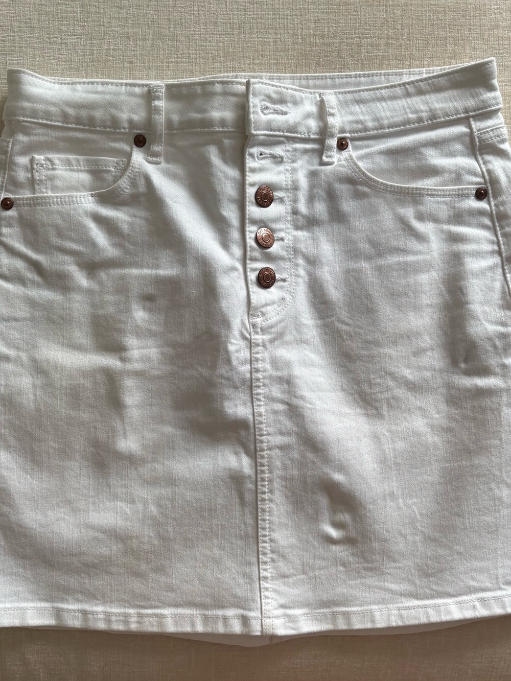 Loft White Mini Skirt